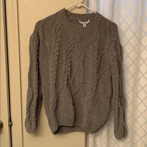 Cable knit sweater